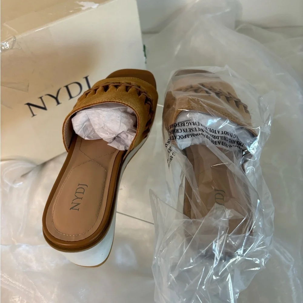 NYDJ Suede Rory Wedge Sandal